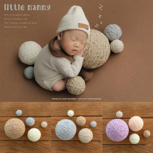 KMK - Newborn Posing Wool Ball Combo