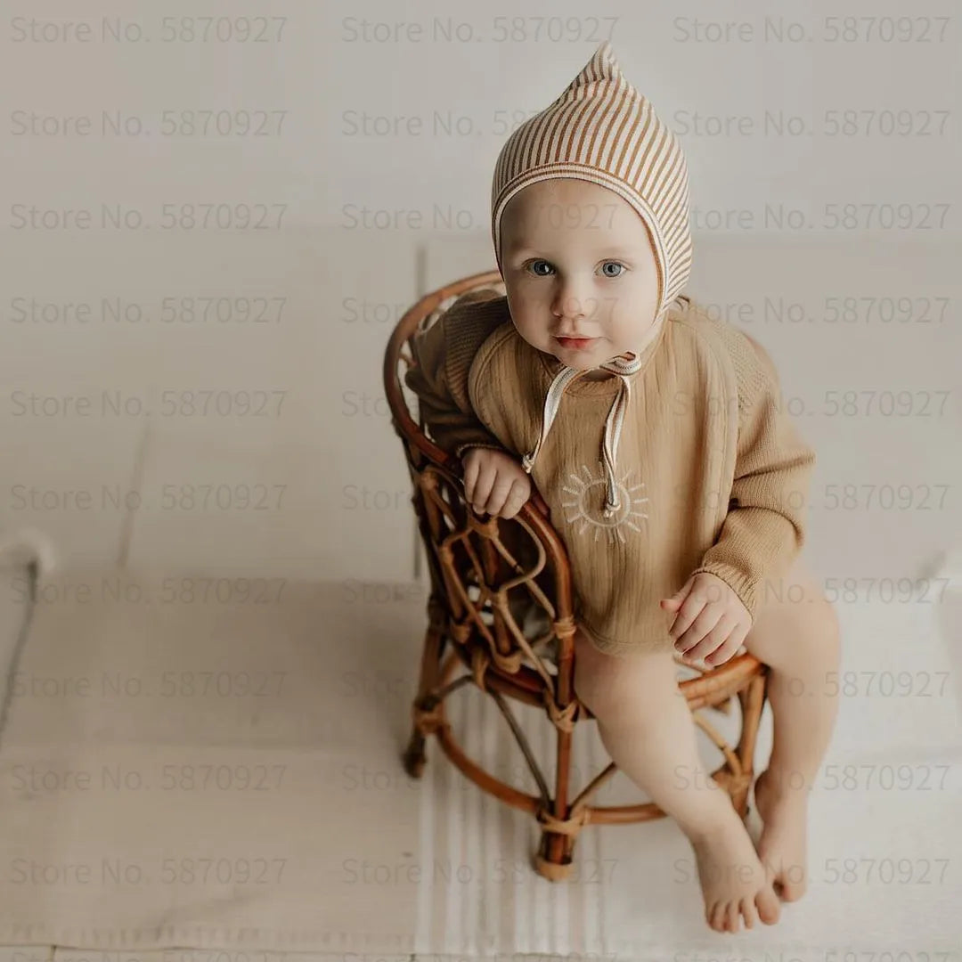 KMK - Newborn Rattan Chair Photo Prop