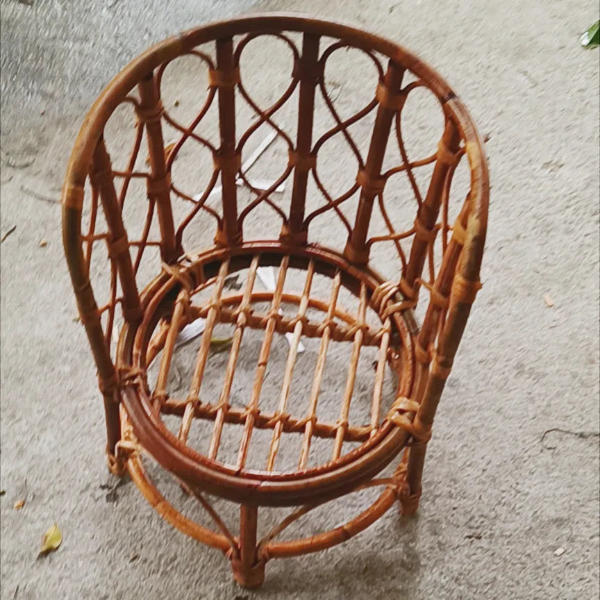 KMK - Newborn Rattan Chair Photo Prop