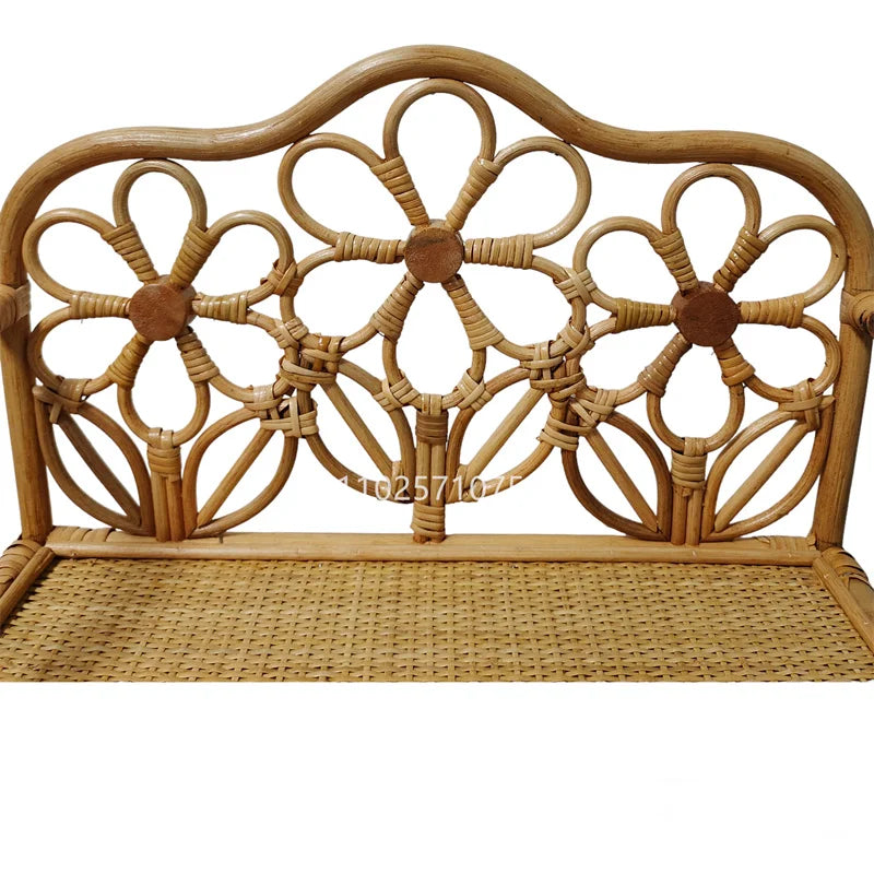 KMK - Newborn Retro Rattan Posing Bed