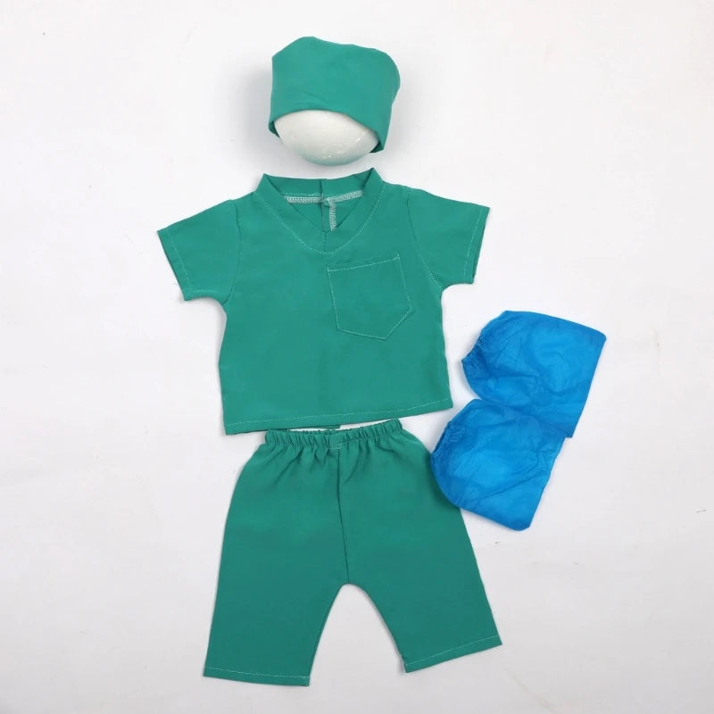 KMK - Newborn Scrubs Romper Outfit Set