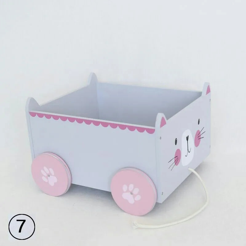 KMK - Newborn Wood Posing Trolley Photo Prop