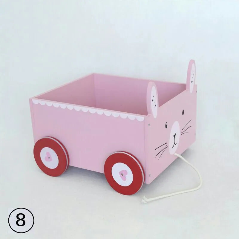 KMK - Newborn Wood Posing Trolley Photo Prop