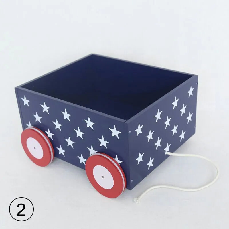 KMK - Newborn Wood Posing Trolley Photo Prop