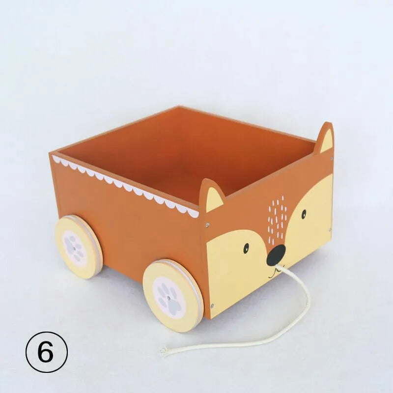 KMK - Newborn Wood Posing Trolley Photo Prop