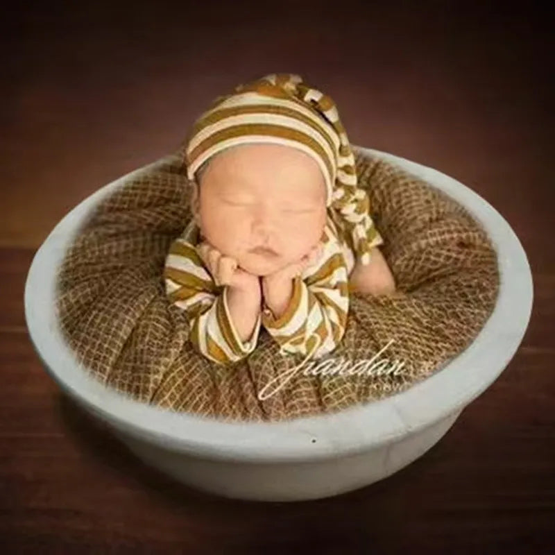 KMK - Newborn Wooden Basin Photo Prop