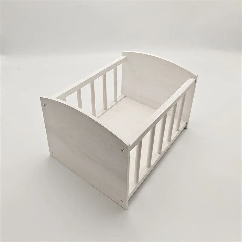 KMK - Newborn Wooden Posing Crib Prop