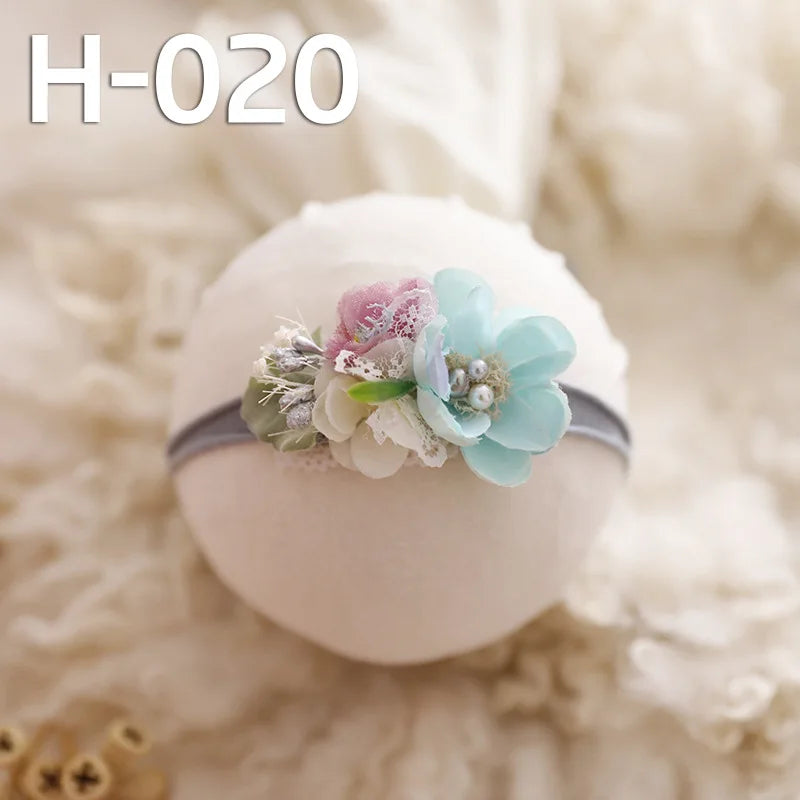 KMK - Newborn flower headband