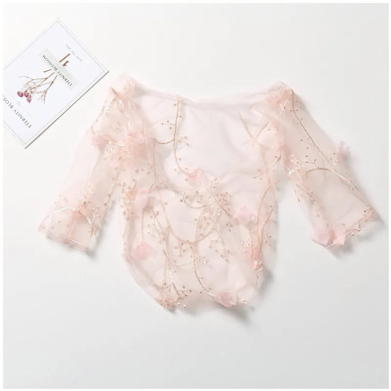 KMK - Newborn lace romper