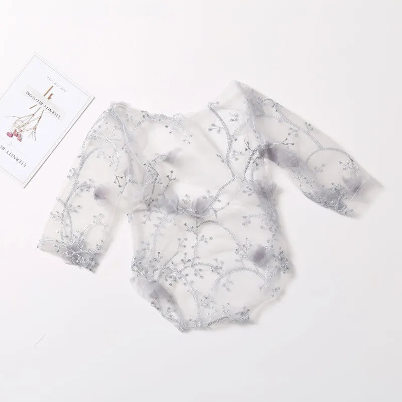 KMK - Newborn lace romper