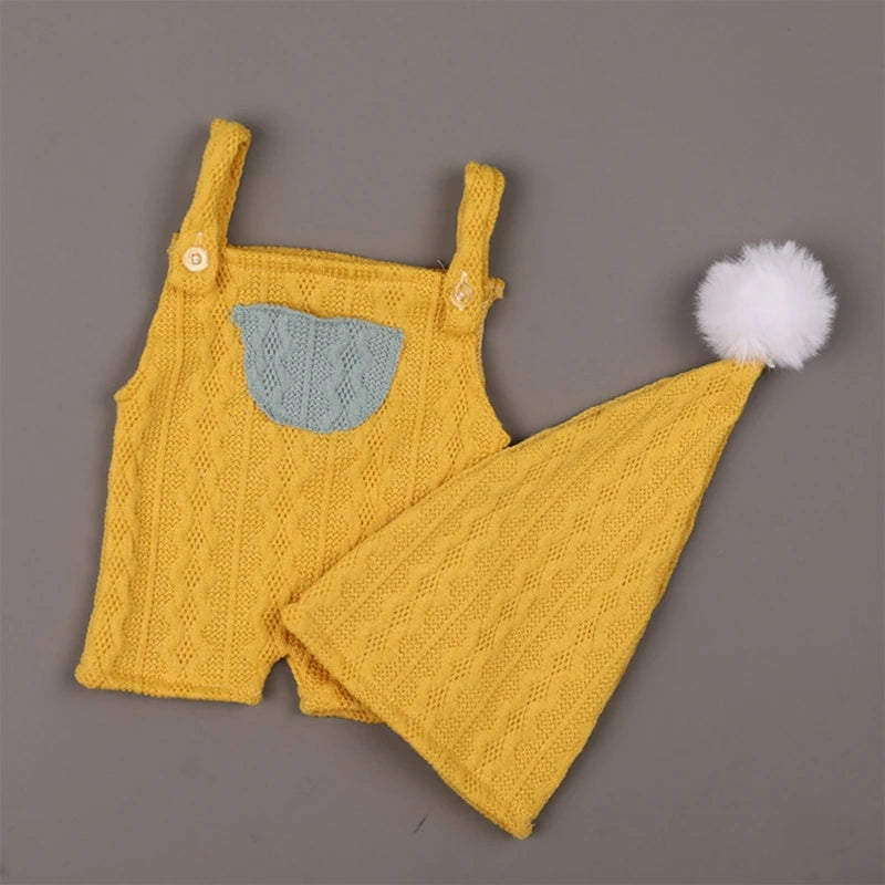 KMK - Newborn overalls and hat