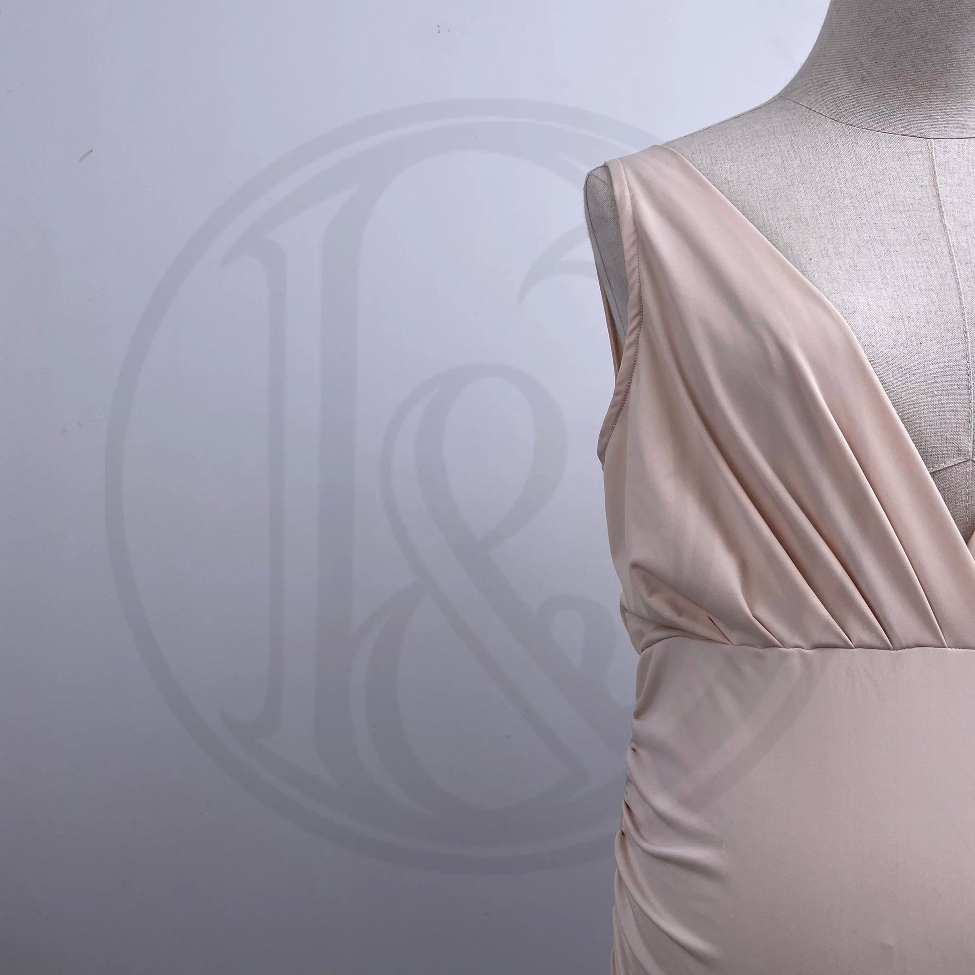 KMK - Nude Maternity Bodysuit