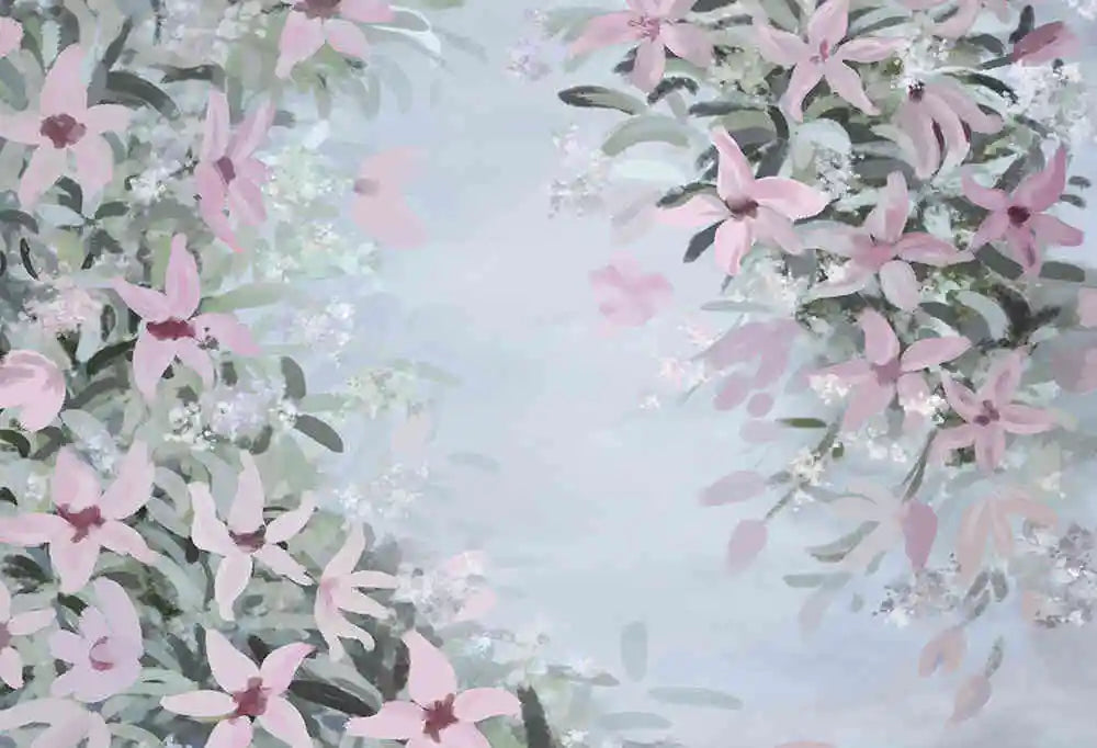 KMK - Oil Painting Flowers Backdrop