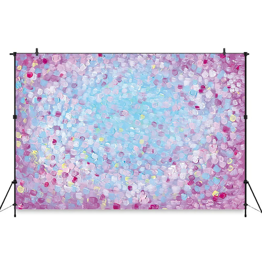 KMK - Oil Painting Texture Flower Backdrop