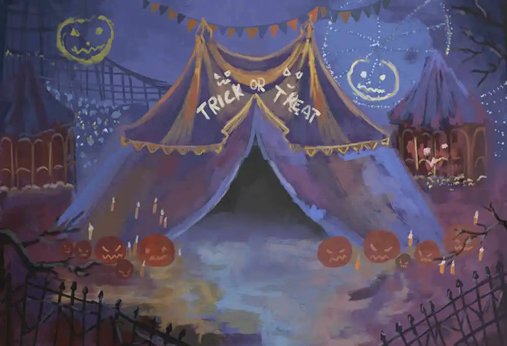 KMK - Painted Halloween Backdrop