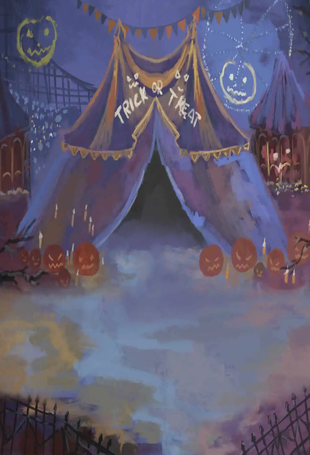 KMK - Painted Halloween Backdrop