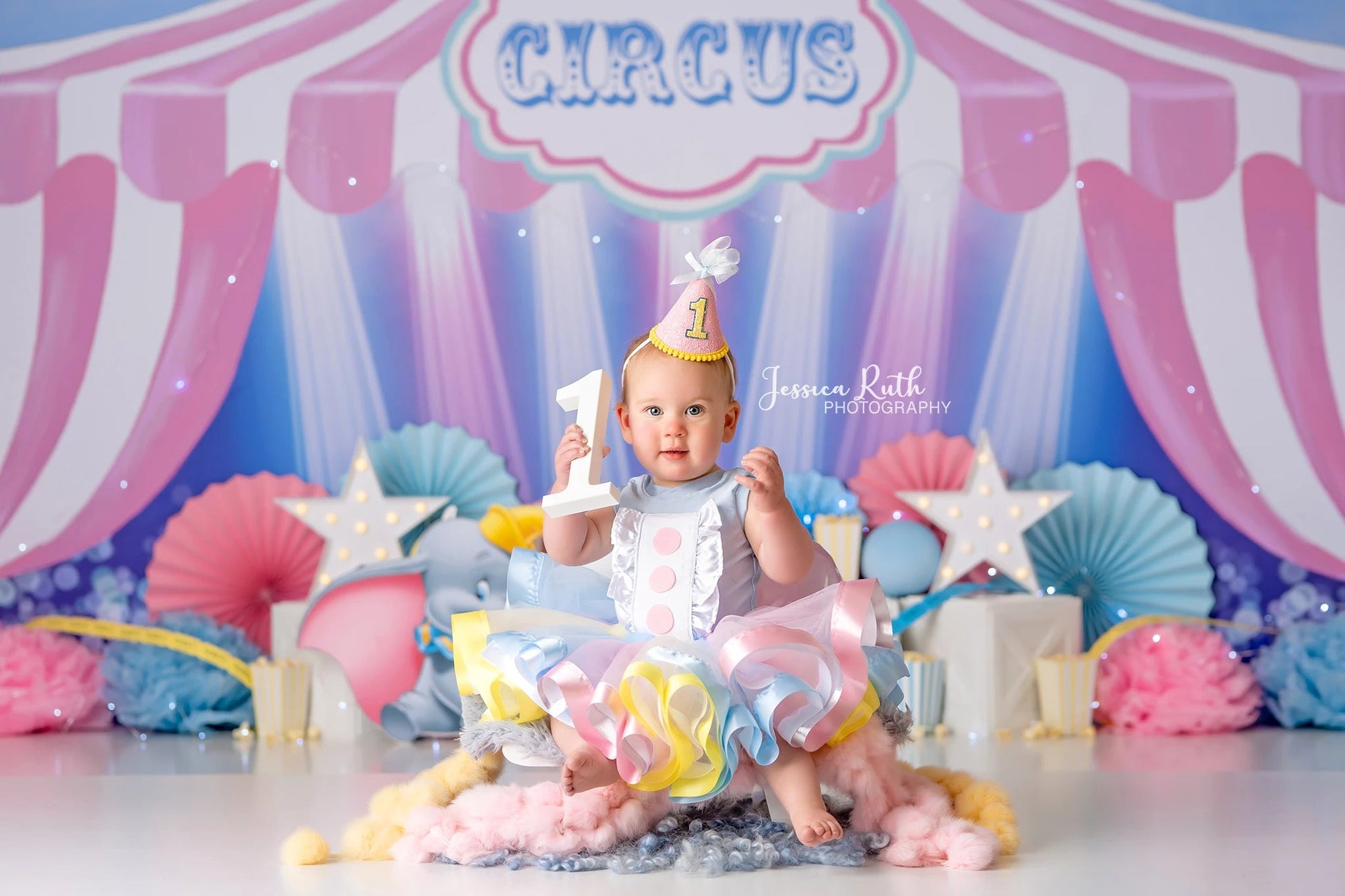 KMK - Pastel Circus Backdrop