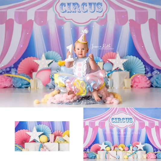 KMK - Pastel Circus Backdrop