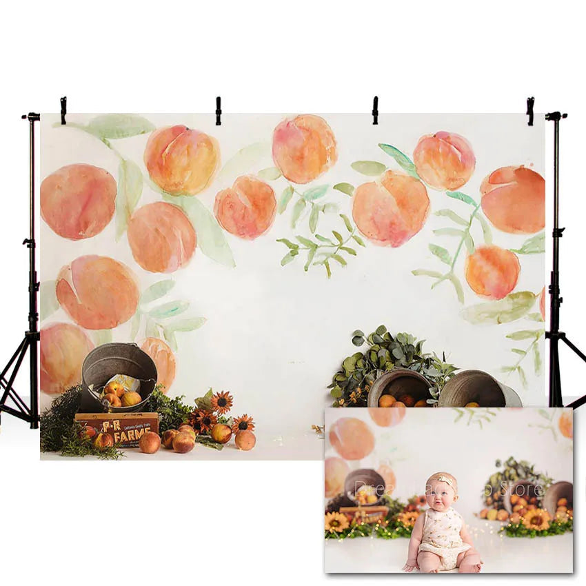 KMK - Peaches and More Backdrop