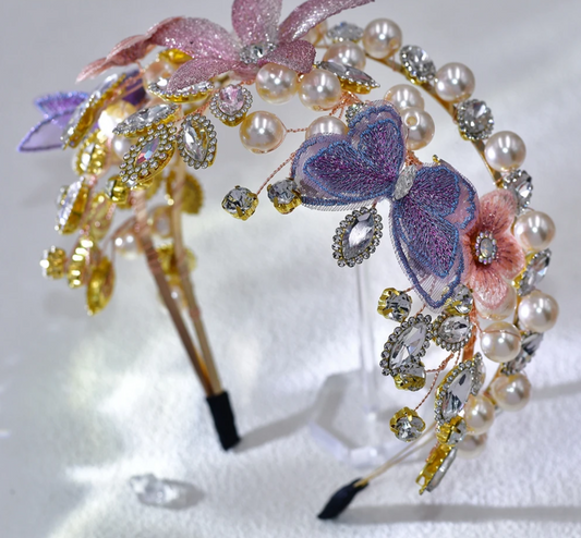 KMK - Pearl Butterfly Headband