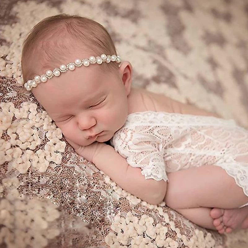 KMK - Pearl newborn Headband