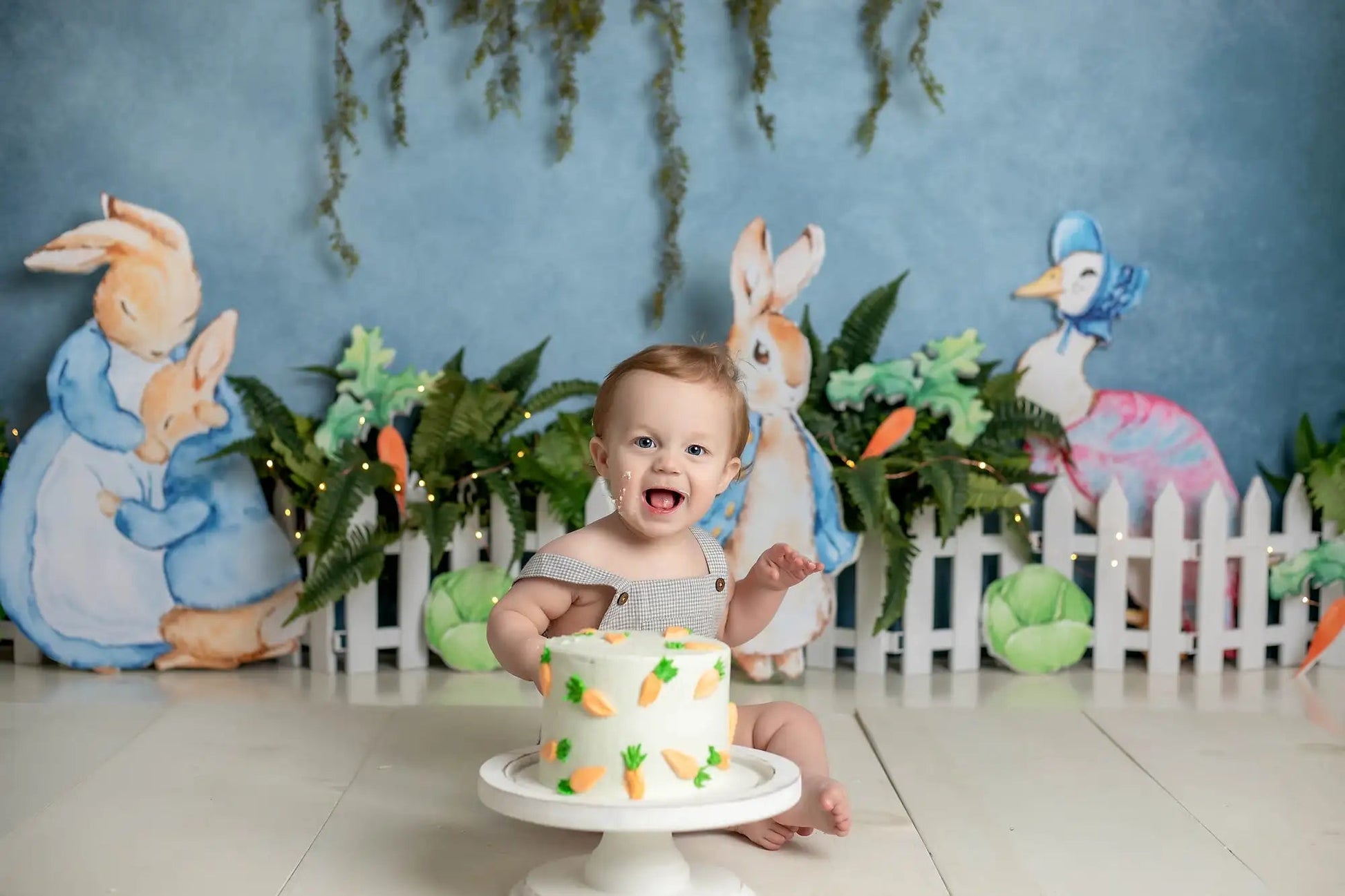 KMK - Peter Rabbit Easter Bunny Backdrop