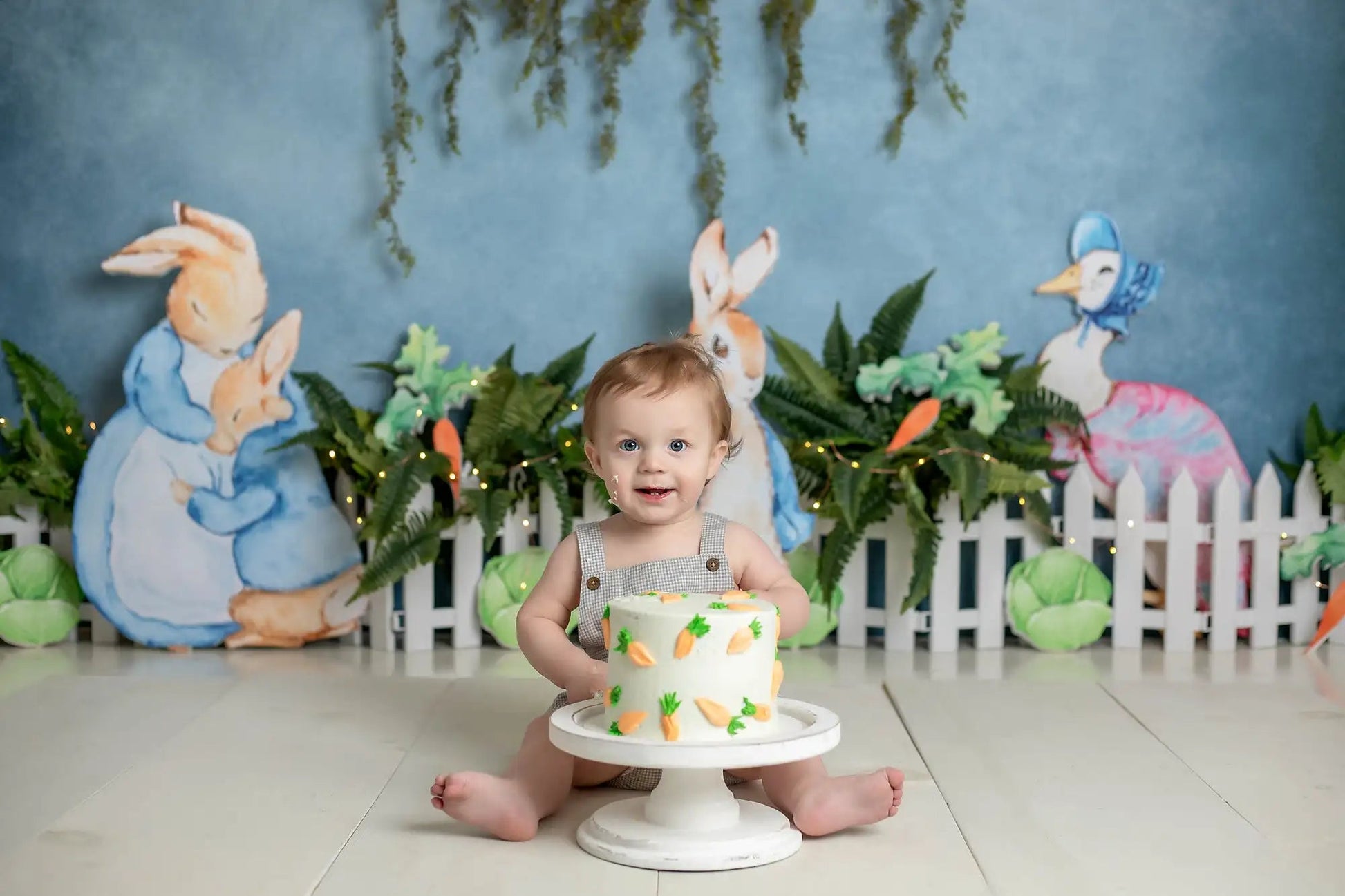 KMK - Peter Rabbit Easter Bunny Backdrop