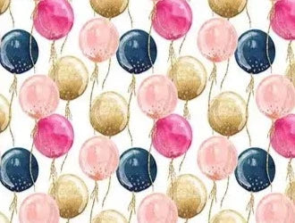 KMK - Pink Balloons watercolour backdrop