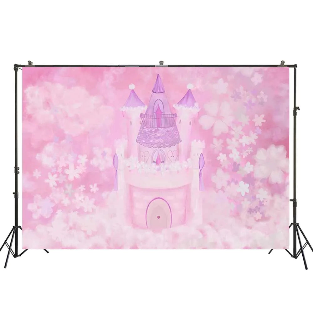 KMK - Pink Castle Backdrop