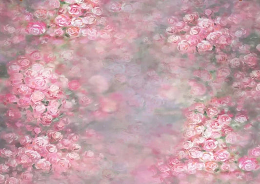 KMK - Pink Floral Backdrop