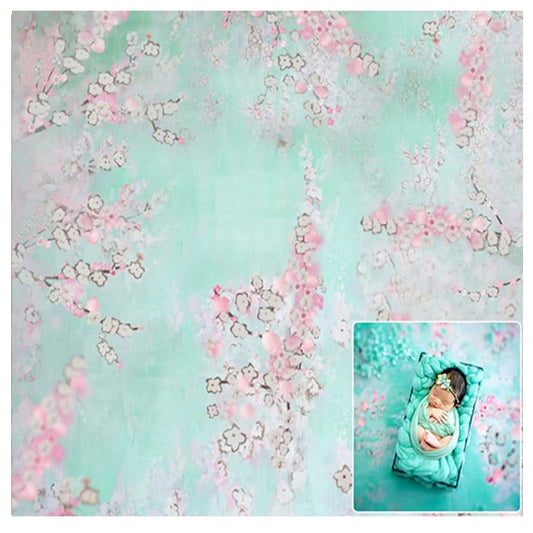 KMK - Pink Floral Watercolour Backdrop