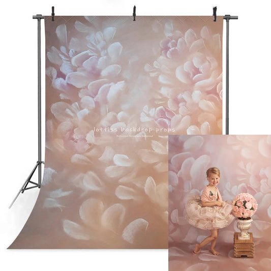 KMK - Pink Flower watercolour backdrop