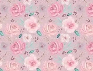 KMK - Pink Flowers watercolour backdrop