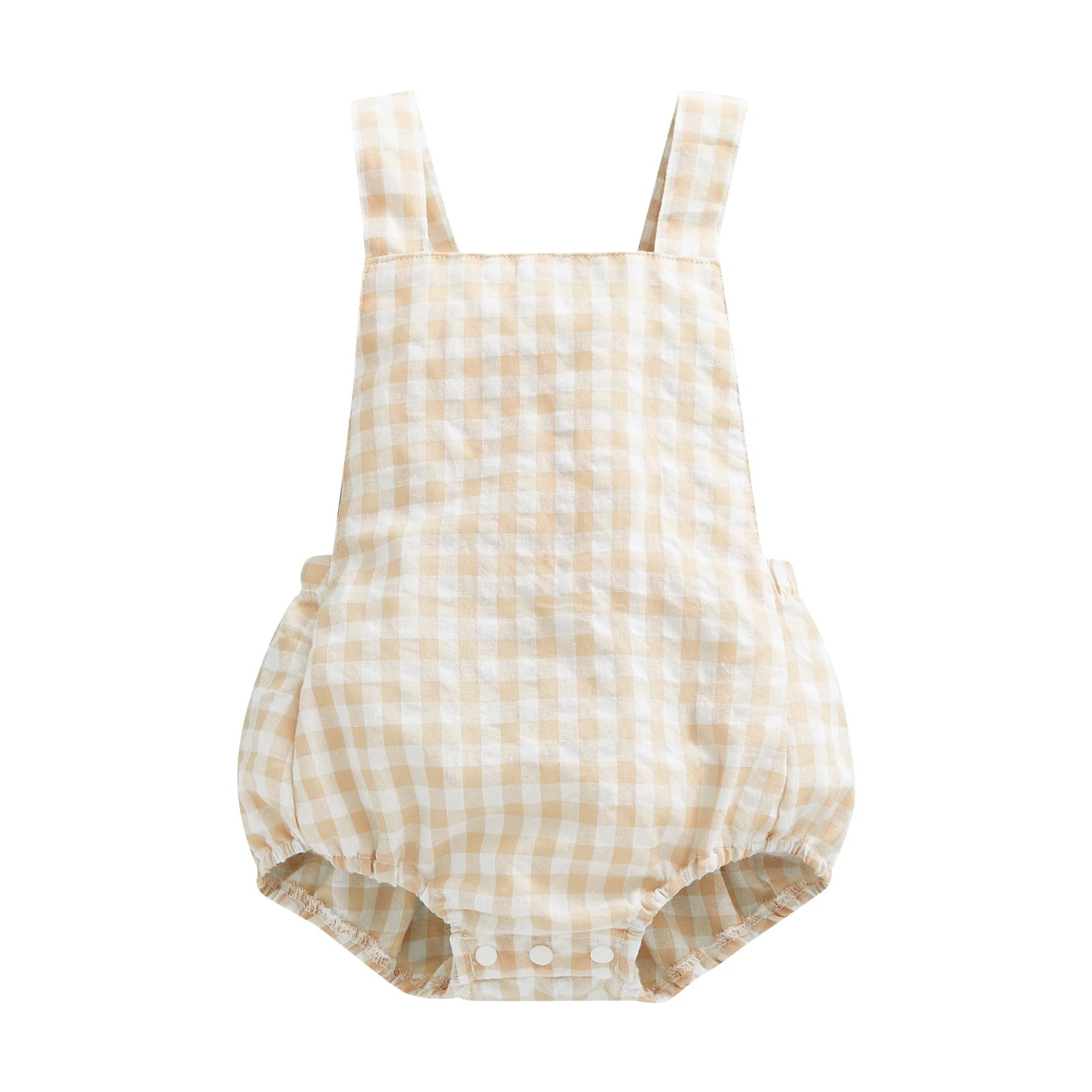 KMK - Plaid Pattern romper