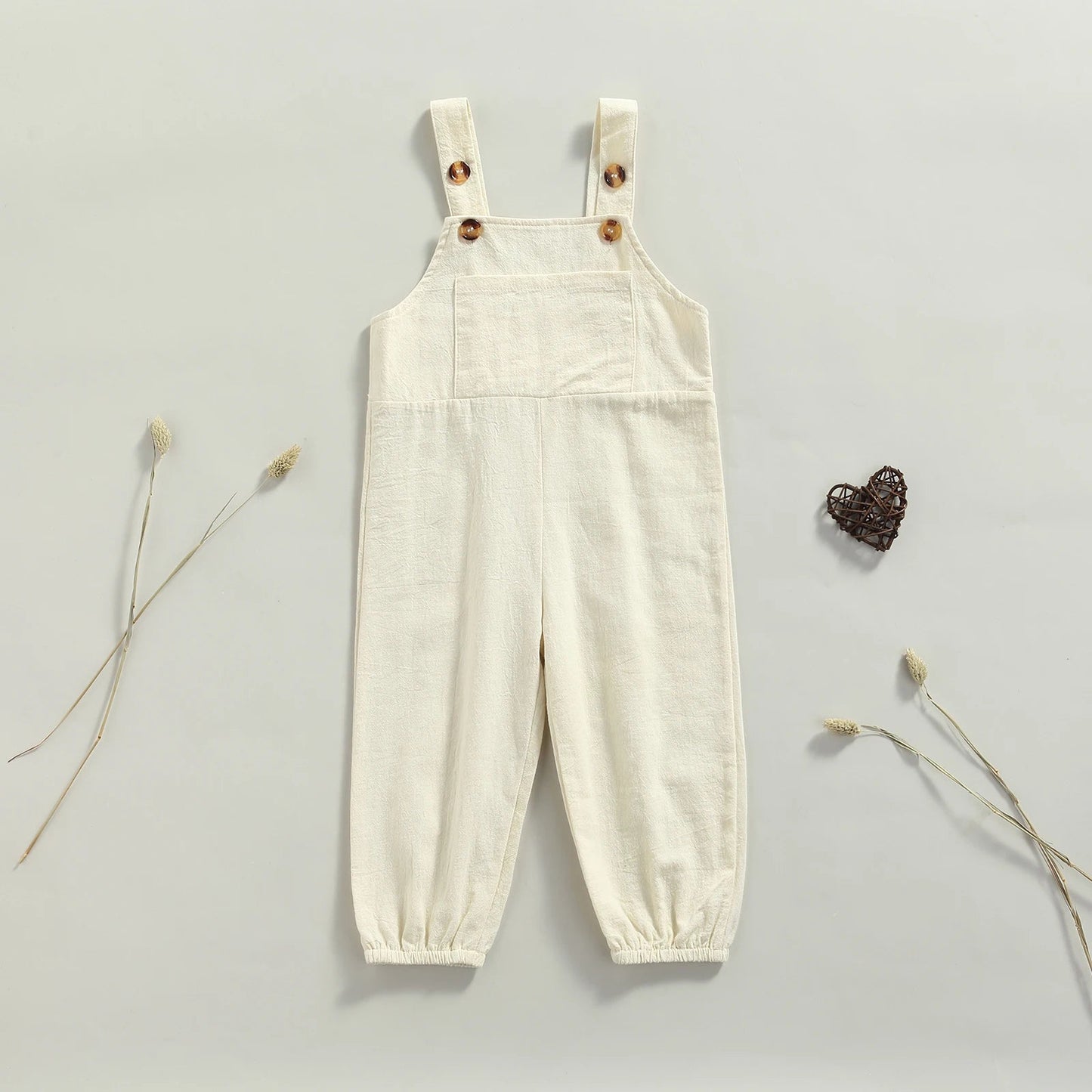 KMK - Plain Suspender Pants