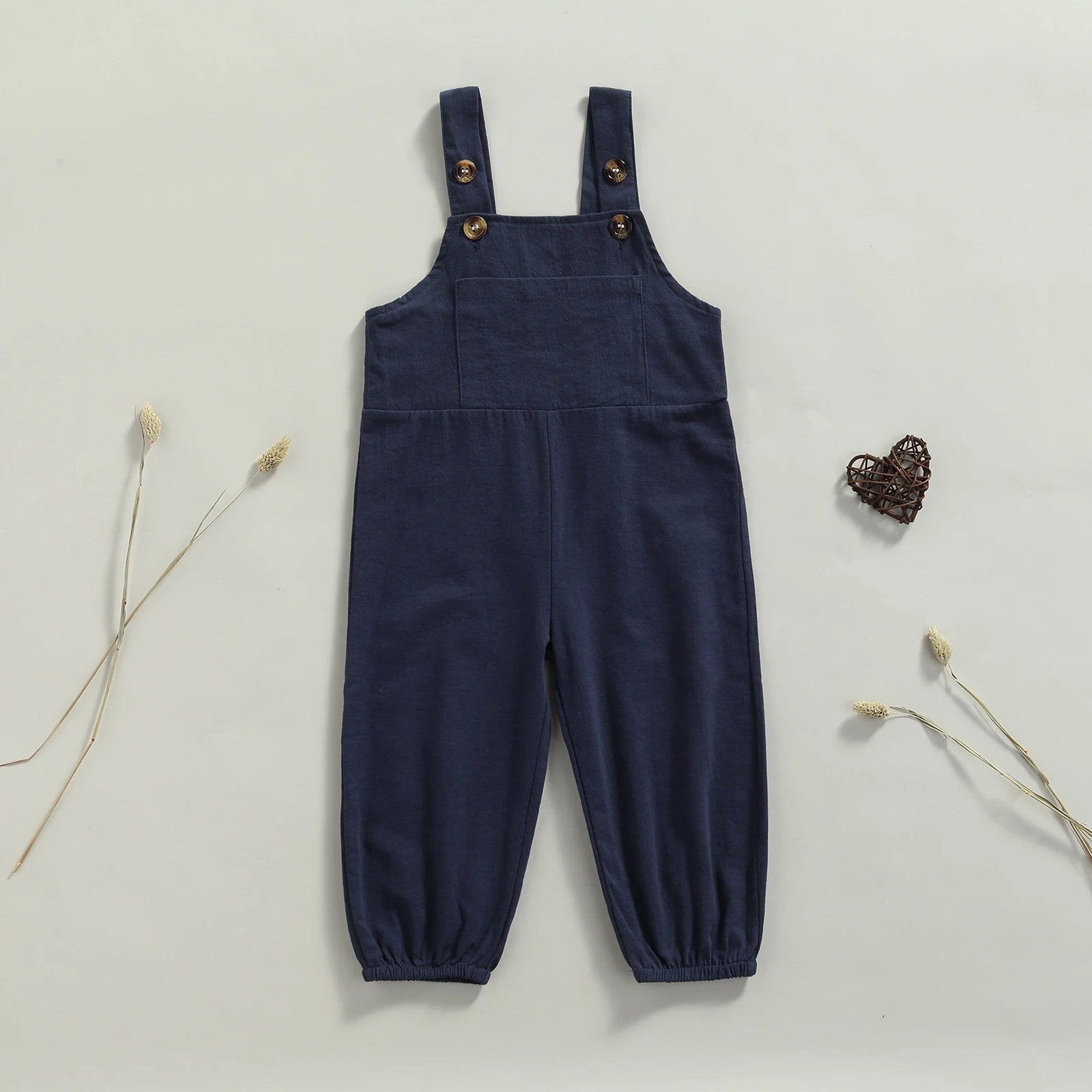 KMK - Plain Suspender Pants