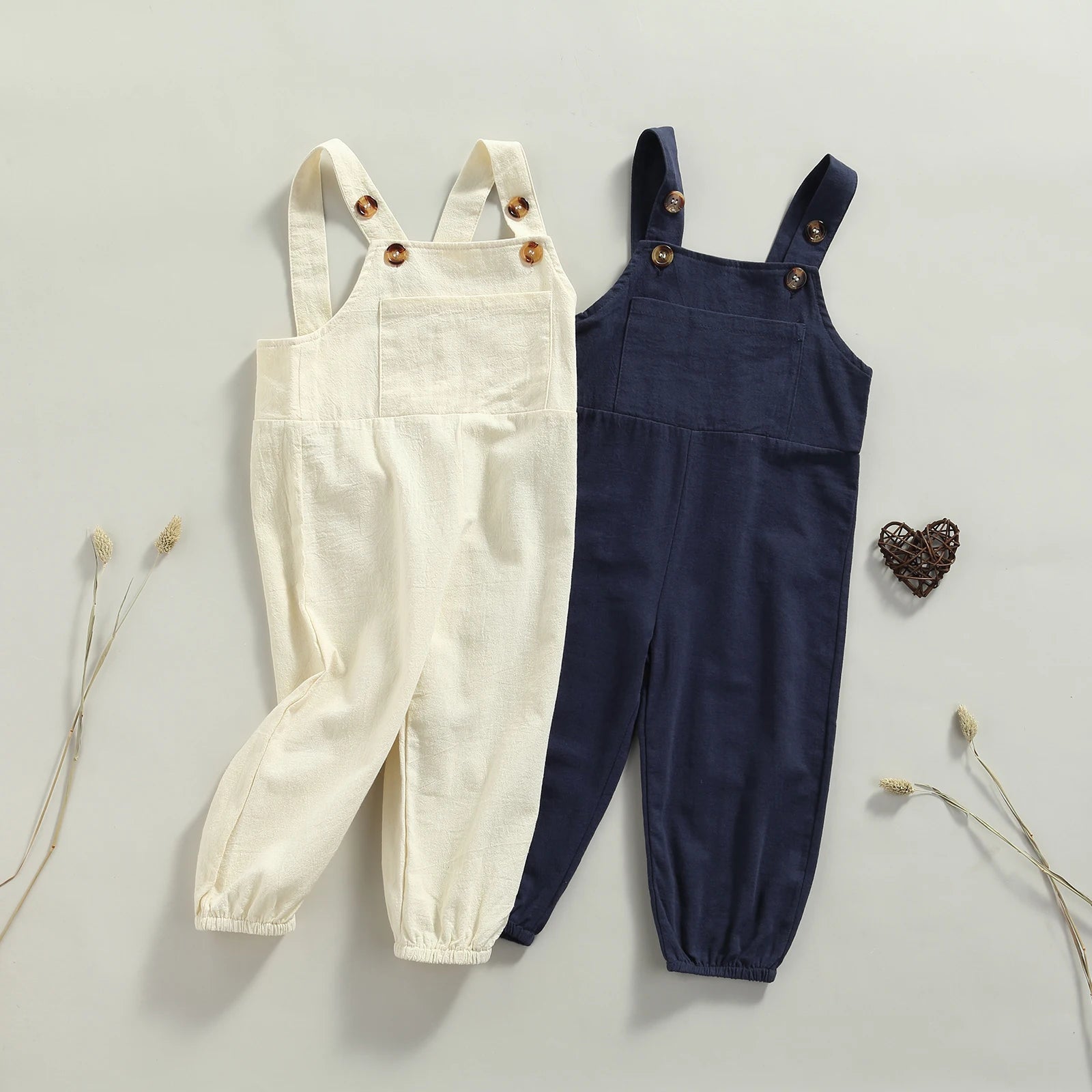 KMK - Plain Suspender Pants