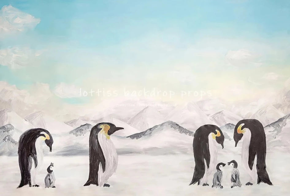 KMK - Poppers Penguins Backdrop