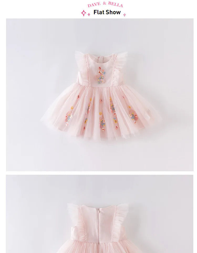 KMK - Princess Embroidery Floral Dress