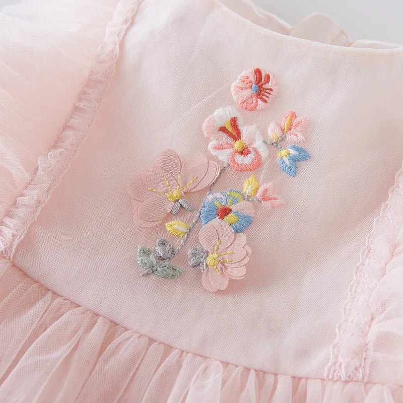 KMK - Princess Embroidery Floral Dress