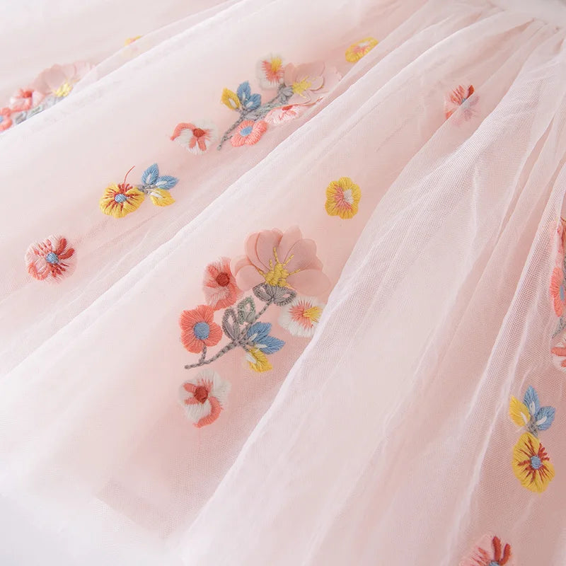 KMK - Princess Embroidery Floral Dress