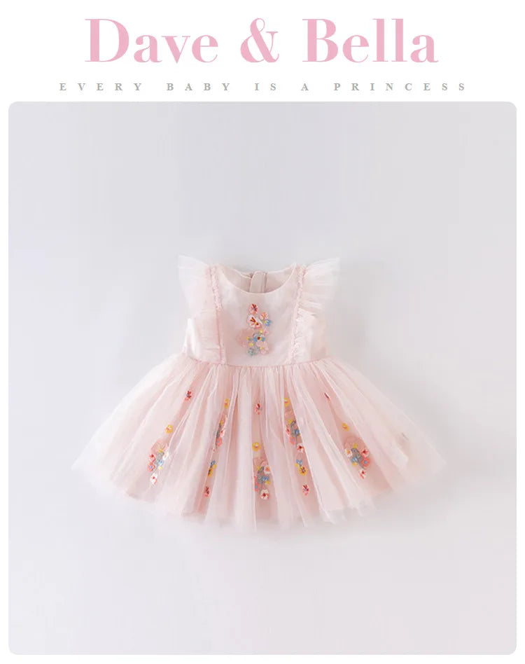 KMK - Princess Embroidery Floral Dress