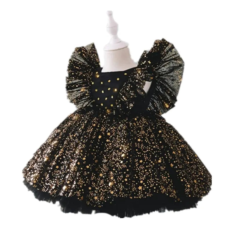 KMK - Princess Sequin Tutu Mesh Dress