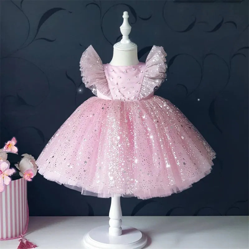 KMK - Princess Sequin Tutu Mesh Dress