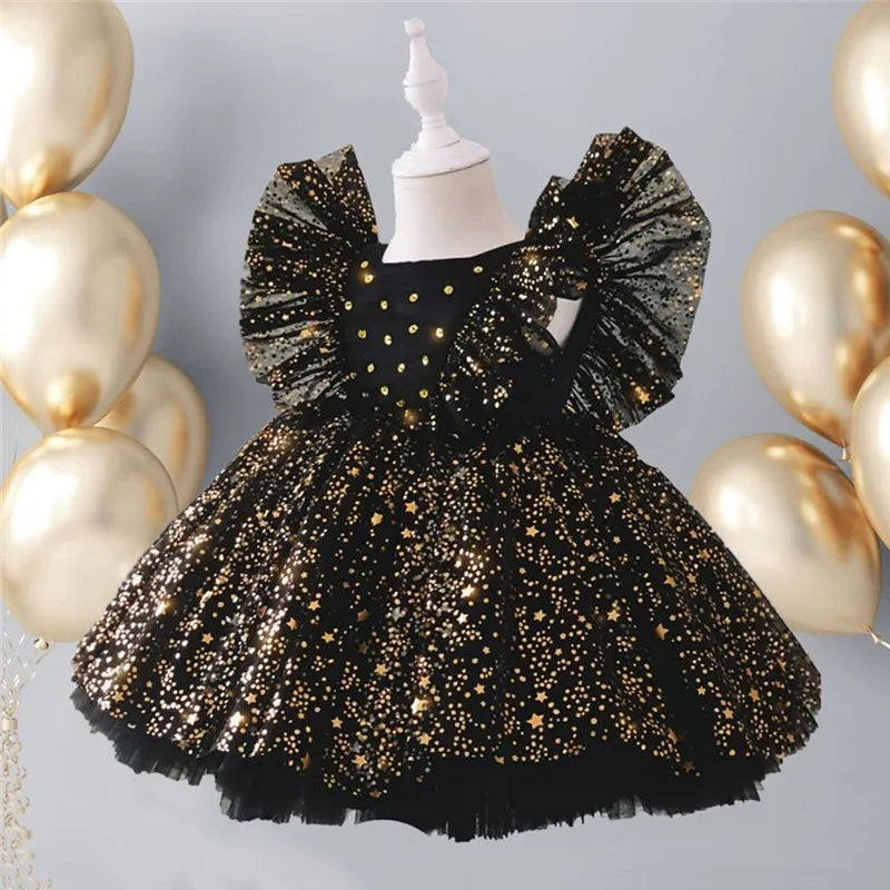 KMK - Princess Sequin Tutu Mesh Dress