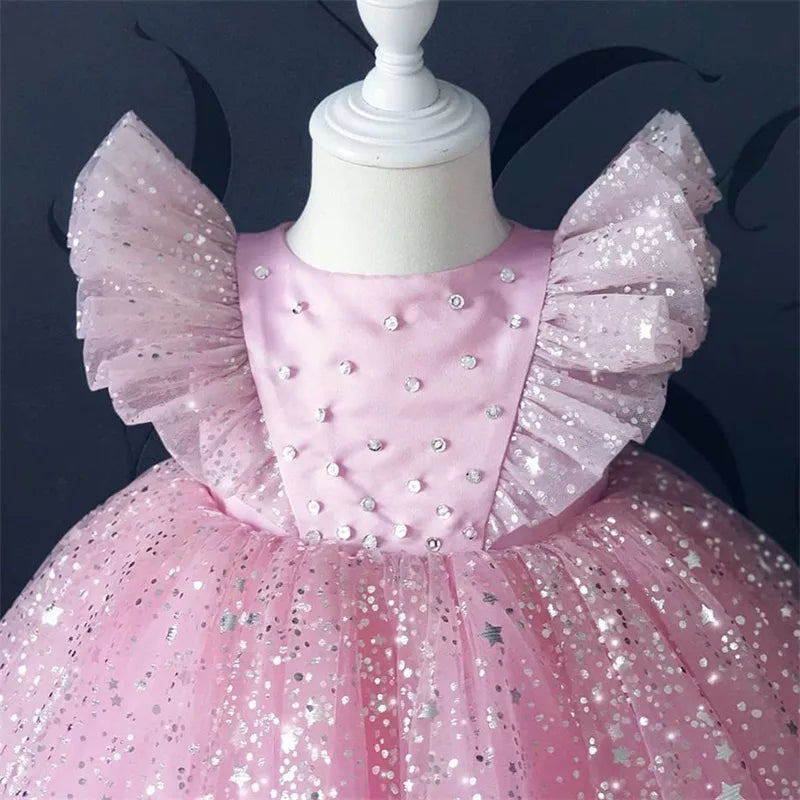 KMK - Princess Sequin Tutu Mesh Dress