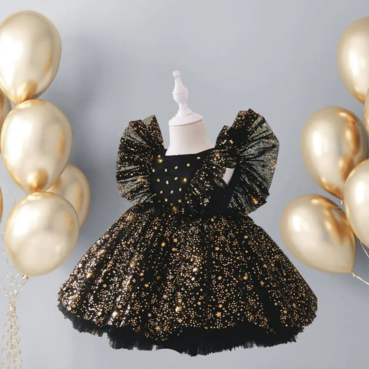 KMK - Princess Sequin Tutu Mesh Dress