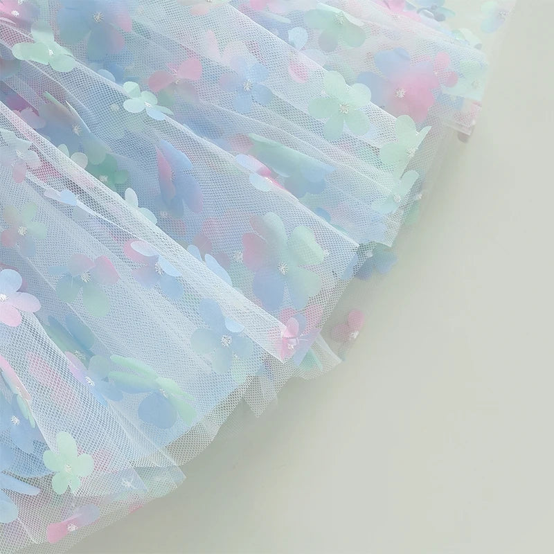 KMK - Puff Sleeve Tulle Dress