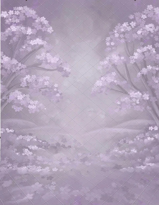 KMK - Purple Lavender Abstract Photography Backdrop