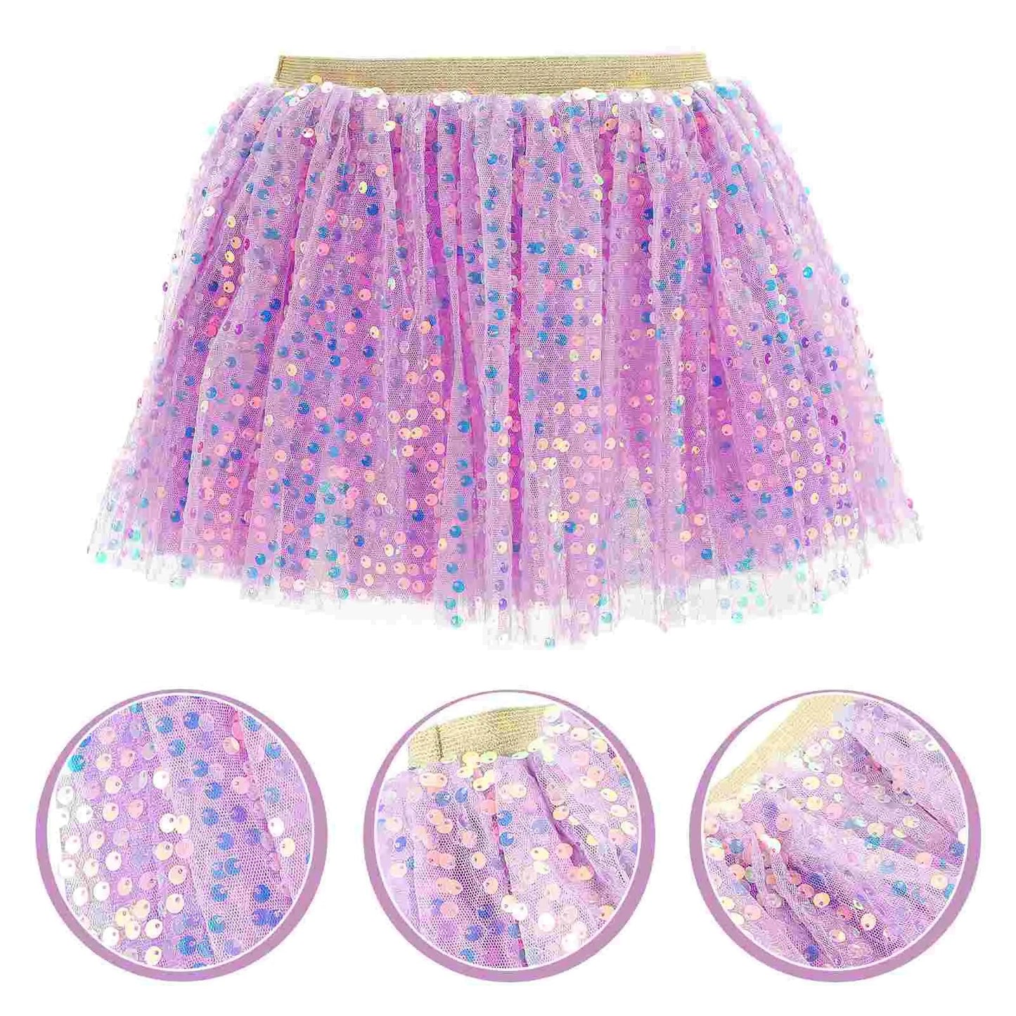 KMK - Purple Mesh Tutu Skirt